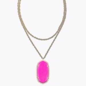 Kendra Scott Rae Necklace (Magenta)